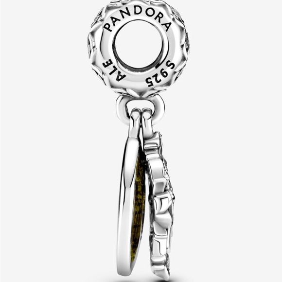 PANDORA Disney Beauty and the Beast Dancing Dangle Charm - Picture 3 of 7